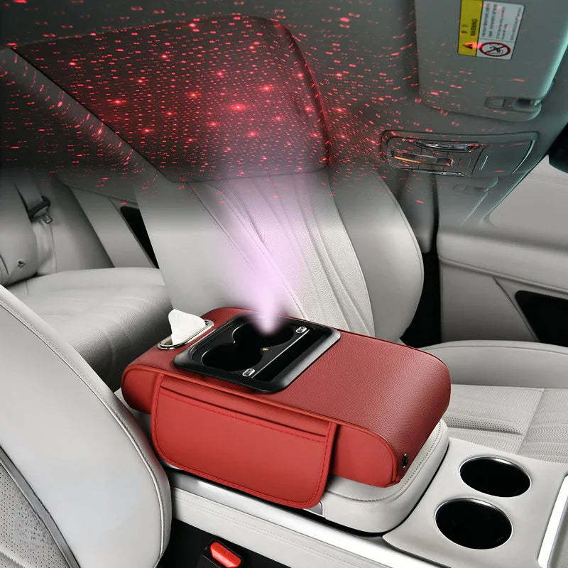 Multifunctional Car Armrest Pad-Greetlamp