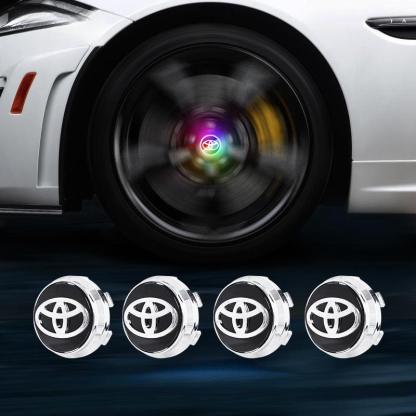 Suitable For Toyota & Crown Magnetic Suspension Hub Caps & LED Suspension Luminous Wheel Hub Lights-Greetlamp