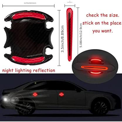(8pcs) Luminous Car Door Handle Cup Protector-Greetlamp