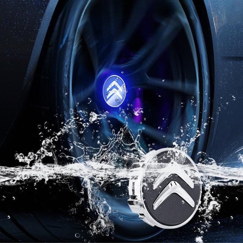 Suitable For Citroën Magnetic Suspension Hub Caps & LED Suspension Luminous Wheel Hub Lights-Greetlamp