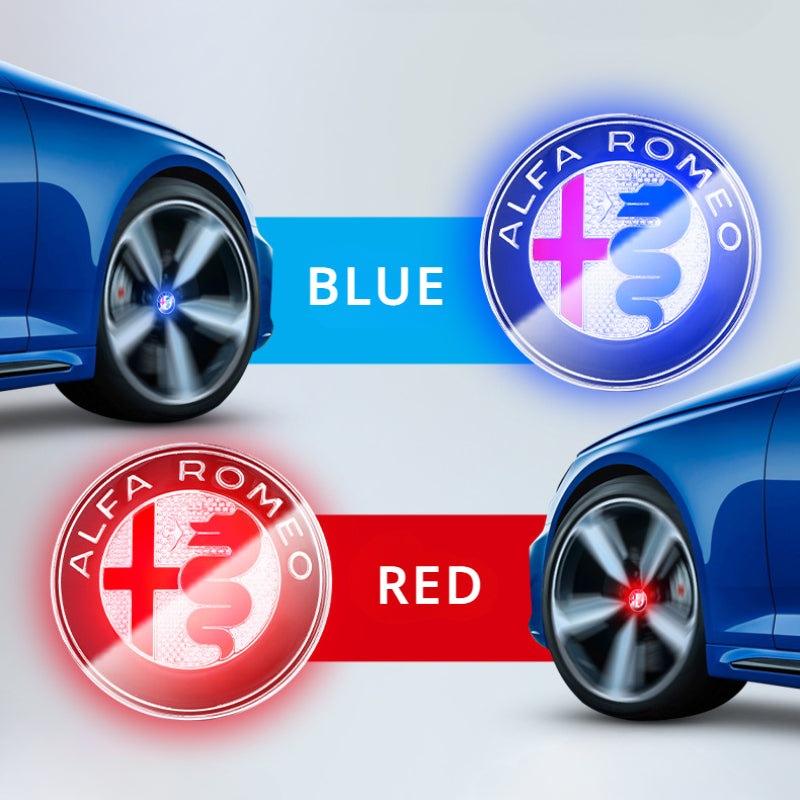 Suitable For Alfa Romeo Magnetic Suspension Hub Caps & LED Suspension Luminous Wheel Hub Lights-Greetlamp