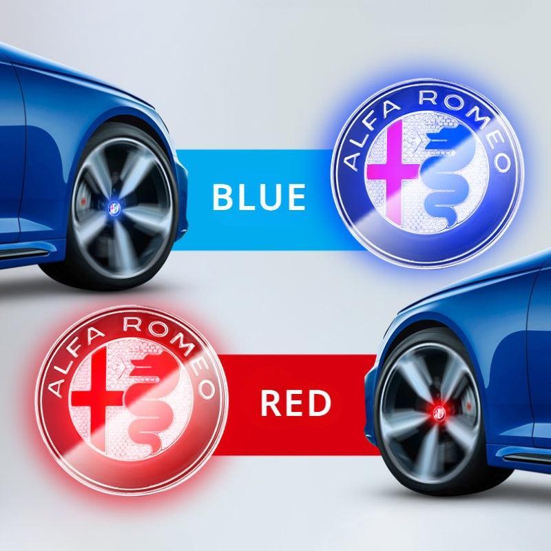 Suitable For Alfa Romeo Magnetic Suspension Hub Caps & LED Suspension Luminous Wheel Hub Lights-Greetlamp