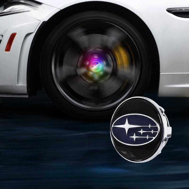 Suitable For Subaru Magnetic Suspension Hub Caps & LED Suspension Luminous Wheel Hub Lights-Greetlamp