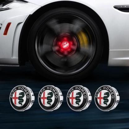 Suitable For Alfa Romeo Magnetic Suspension Hub Caps & LED Suspension Luminous Wheel Hub Lights-Greetlamp
