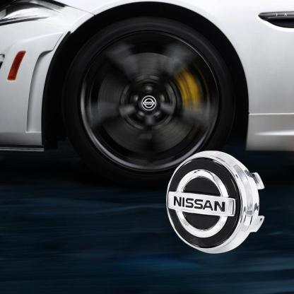 Suitable For Nissan Magnetic Suspension Hub Caps & LED Suspension Luminous Wheel Hub Lights-Greetlamp