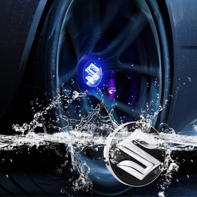 Suitable For Suzuki Magnetic Suspension Hub Caps & LED Suspension Luminous Wheel Hub Lights-Greetlamp