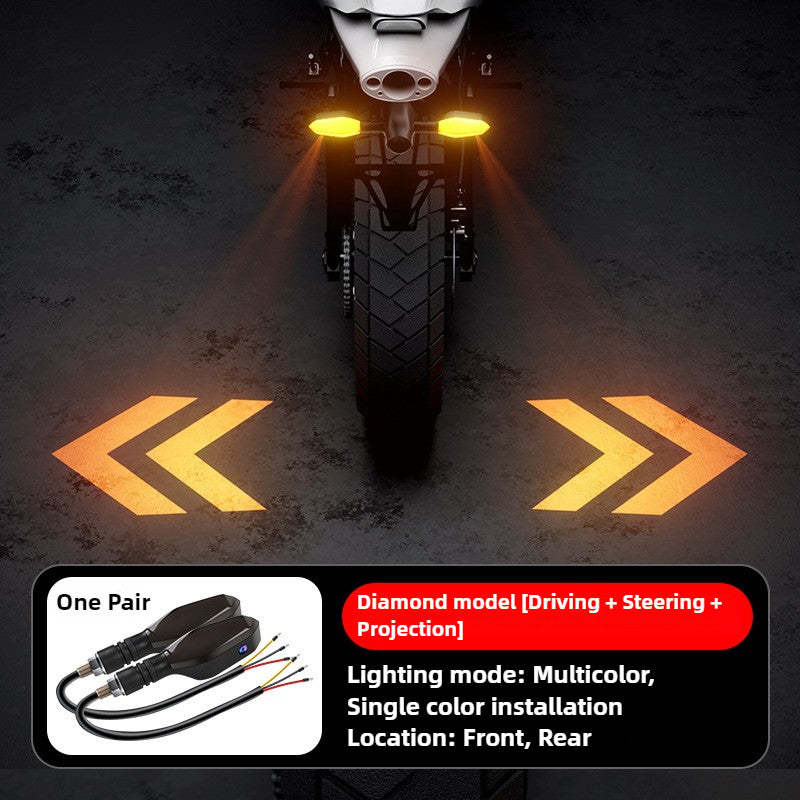 Motorcycle Projection Turn Signal-Greetlamp