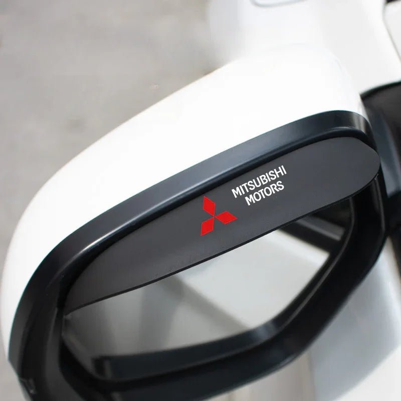 (2 PCS) Universal Silicone Car Rearview Mirror Rain Shield Rearview Mirror Rain Cover-Greetlamp