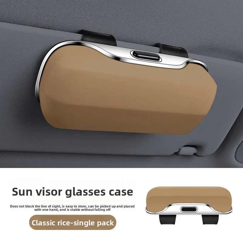 Car Press Open Eyeglass Case-Greetlamp