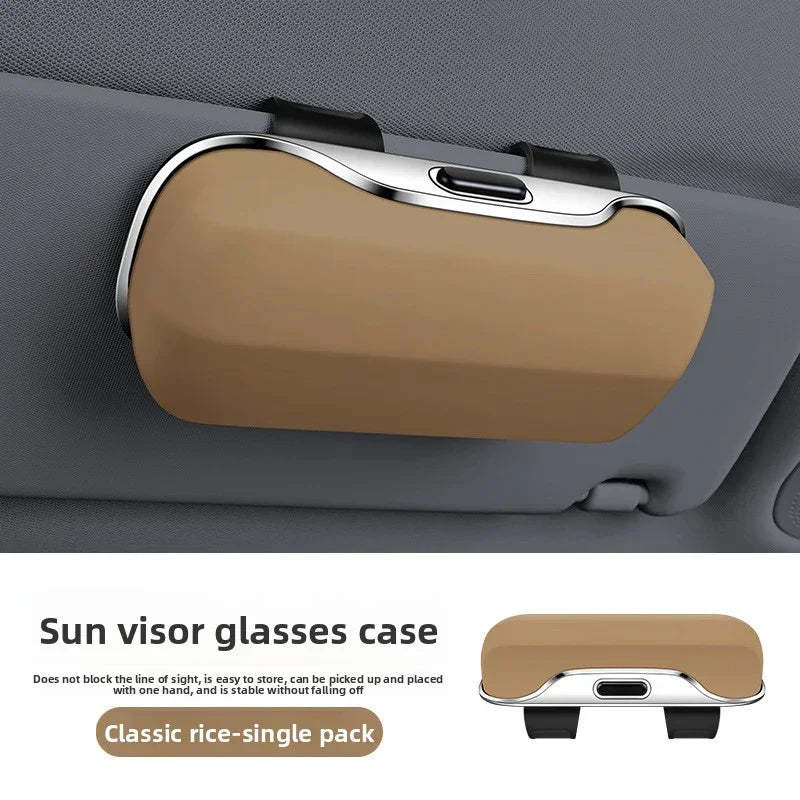 Car Press Open Eyeglass Case-Greetlamp