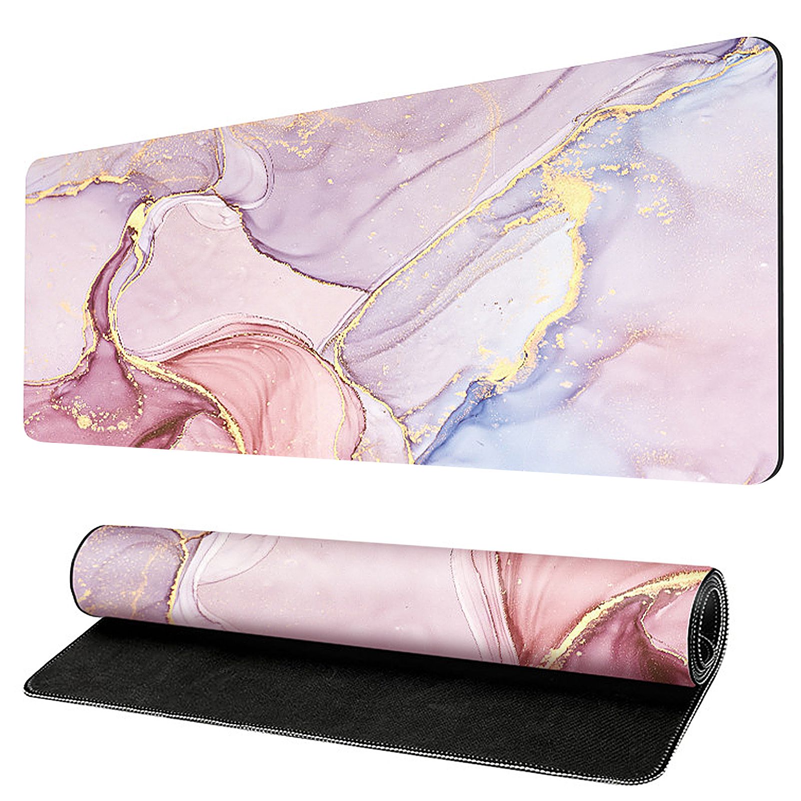 sixwipe XXL Gaming Mouse Pad, 35.4" x 15.7" Non-Slip Desk Mat, 3mm Thick Stitched Edge Rubber Base, Large Computer Keyboard Pad for Work, Game, Office & Home