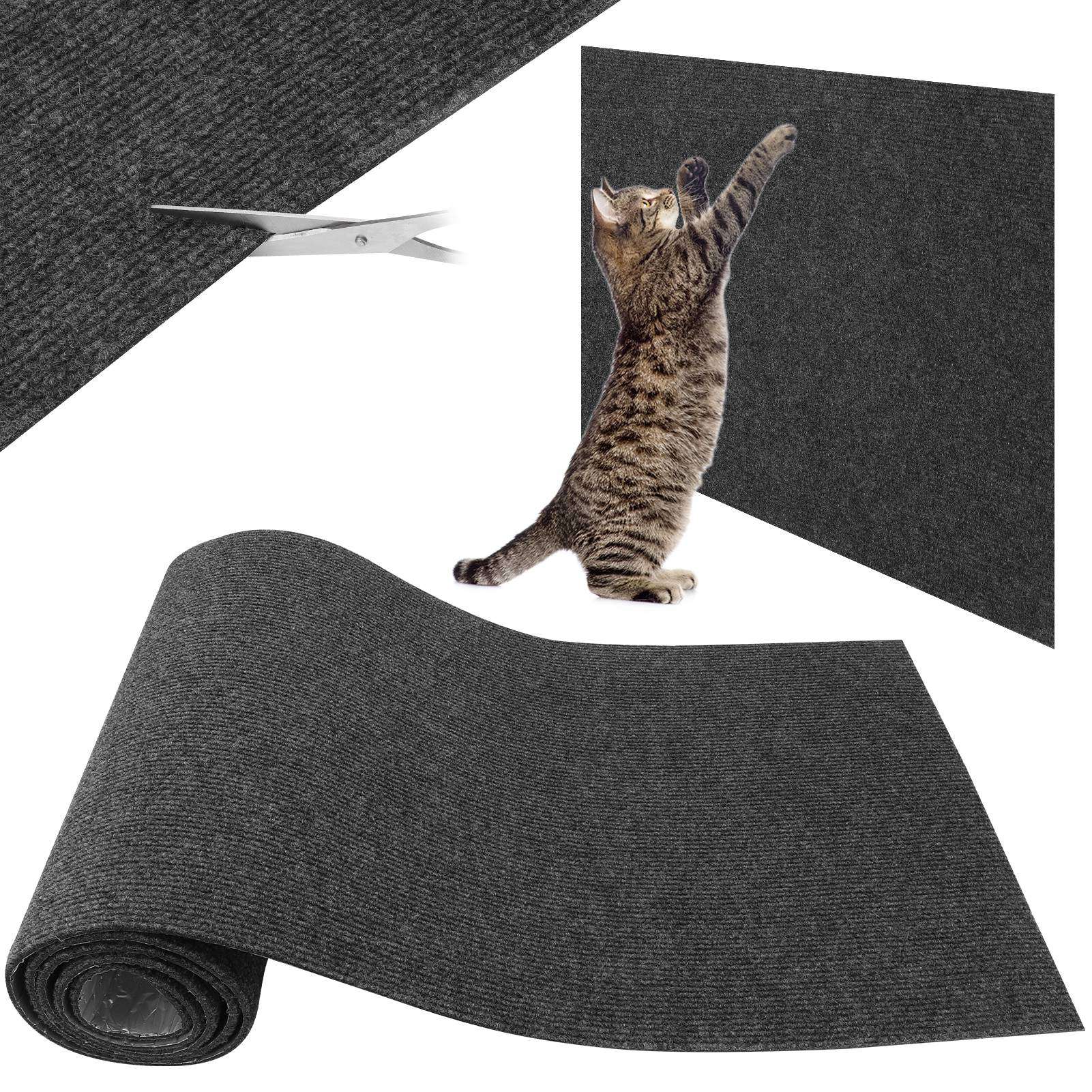 LUIISIS Cat Scratch Furniture Protector, 15.75" x 78.74" Couch Protector from Cat Claws, DIY Cat Couch Protector from Cat Claws for Leather,Wood,Textile Fabrics