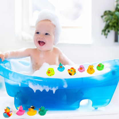 sixwipe 50 Pack Rubber Ducks Bath Toy for Kids, Assortment Duckies for Jeep, Jeep Ducking Pool Floater Ducky, Kids Bath Pool Toys Birthday Gifts Party Favors