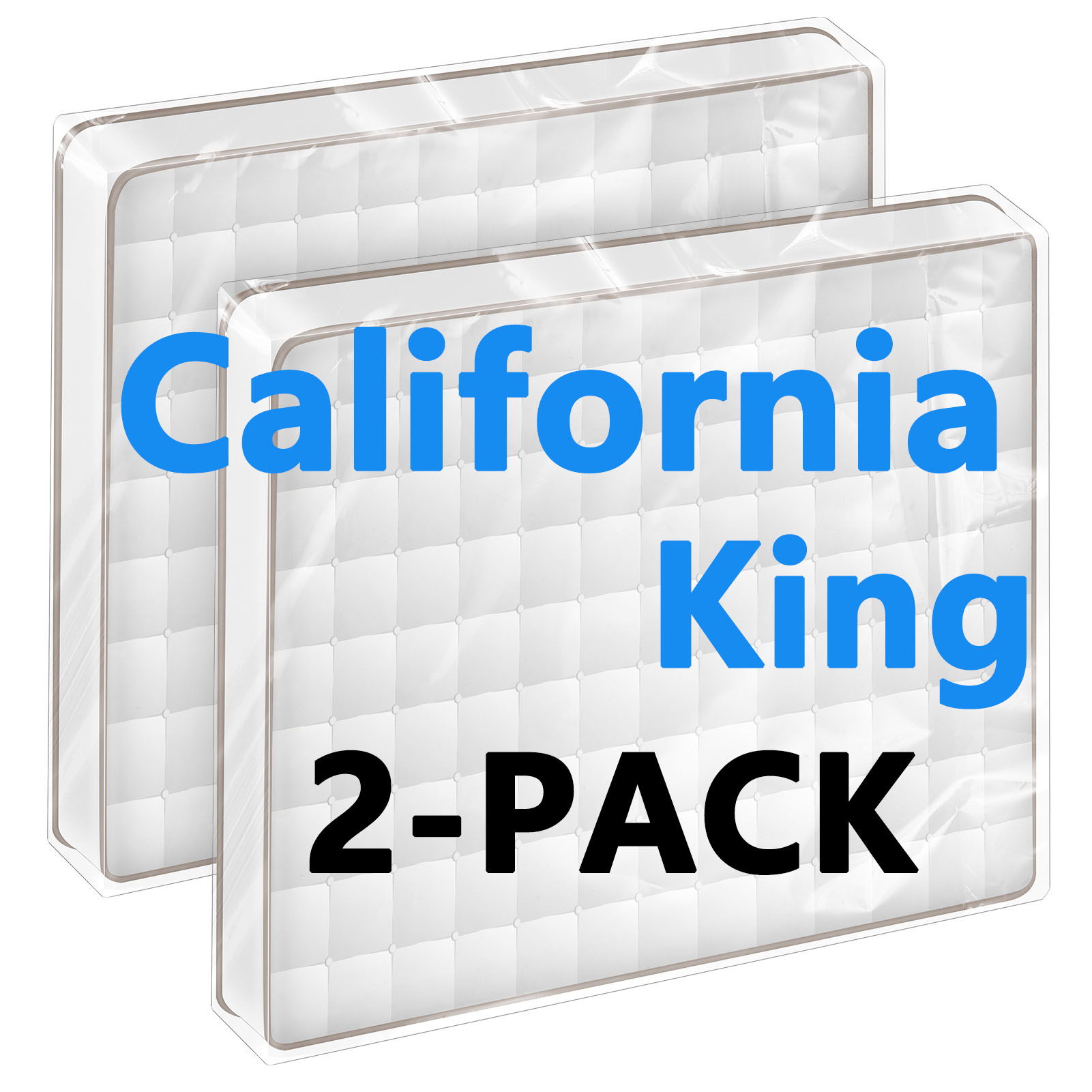 Armscye 2 Pack California King Mattress Bag for Moving Storage, 200 x 240 x35 cm Plastic Mattress Storage Bags for Moving, 3 MILs Thickened Reusable Mattress Storage Covers