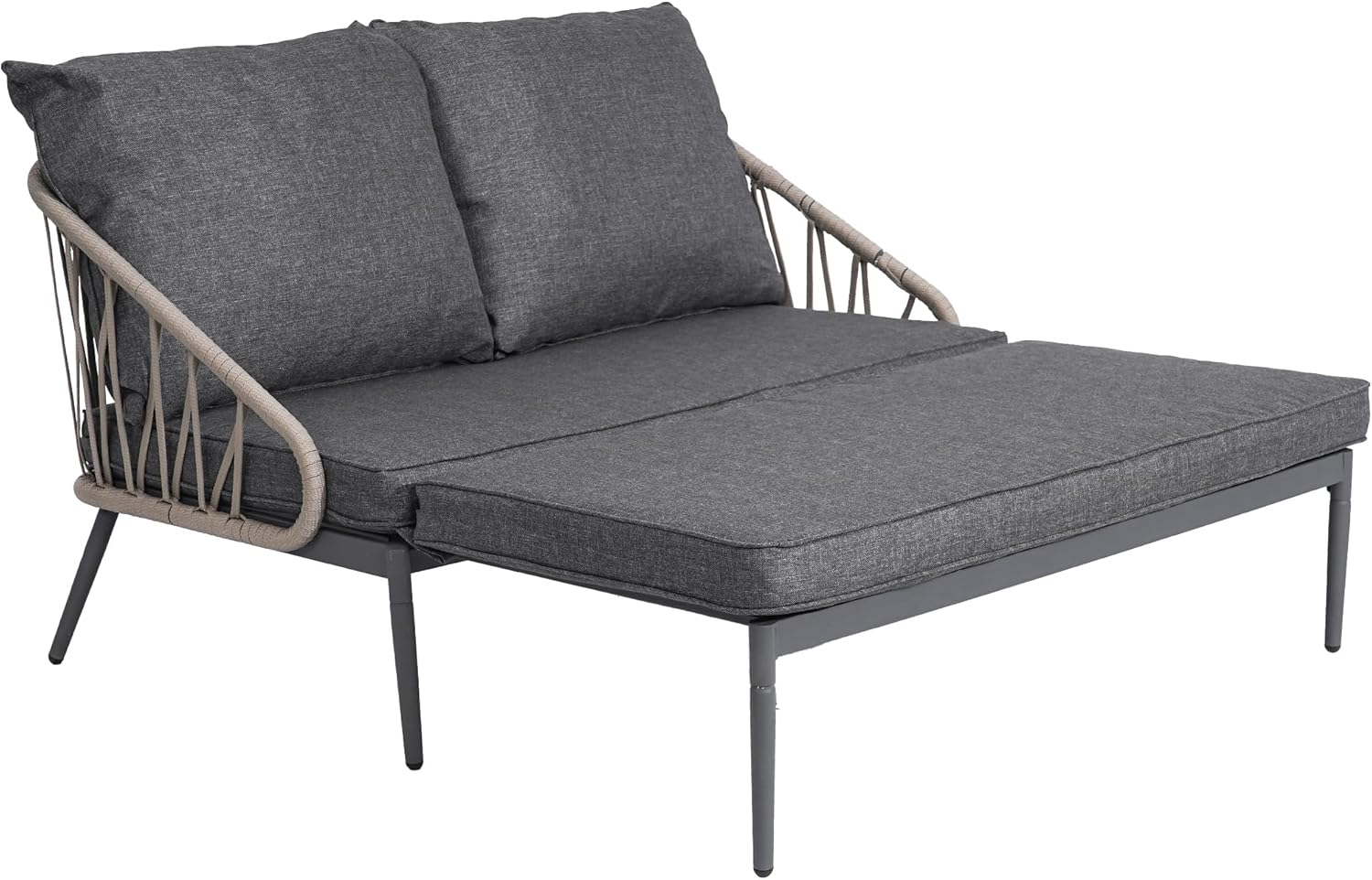 Patio Adjustable 2-Person Daybed