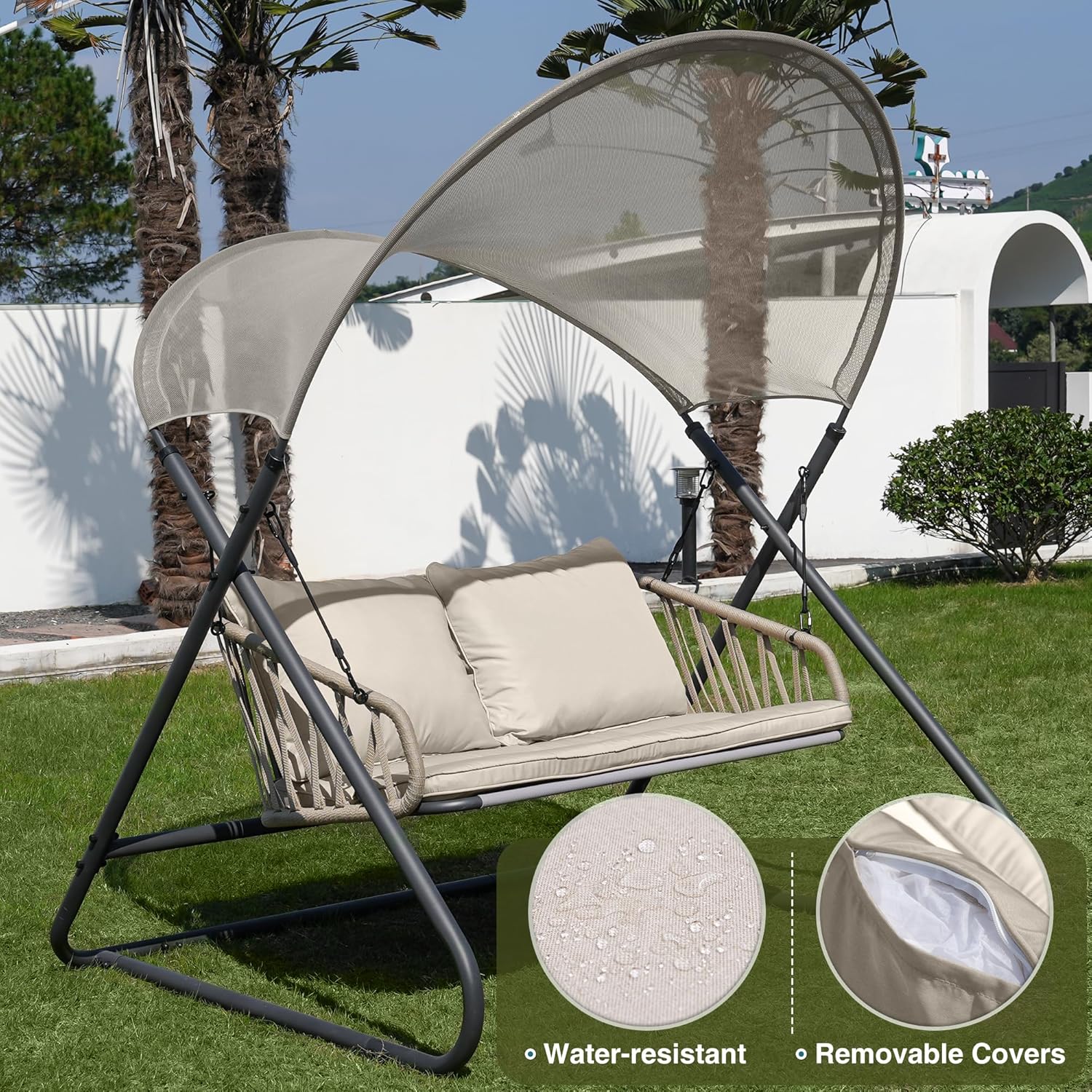 2-Seat Outdoor Porch Swing