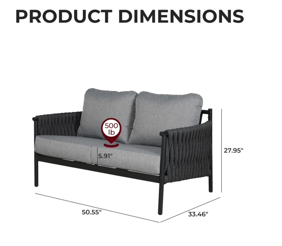 2-seat Patio Loveseat
