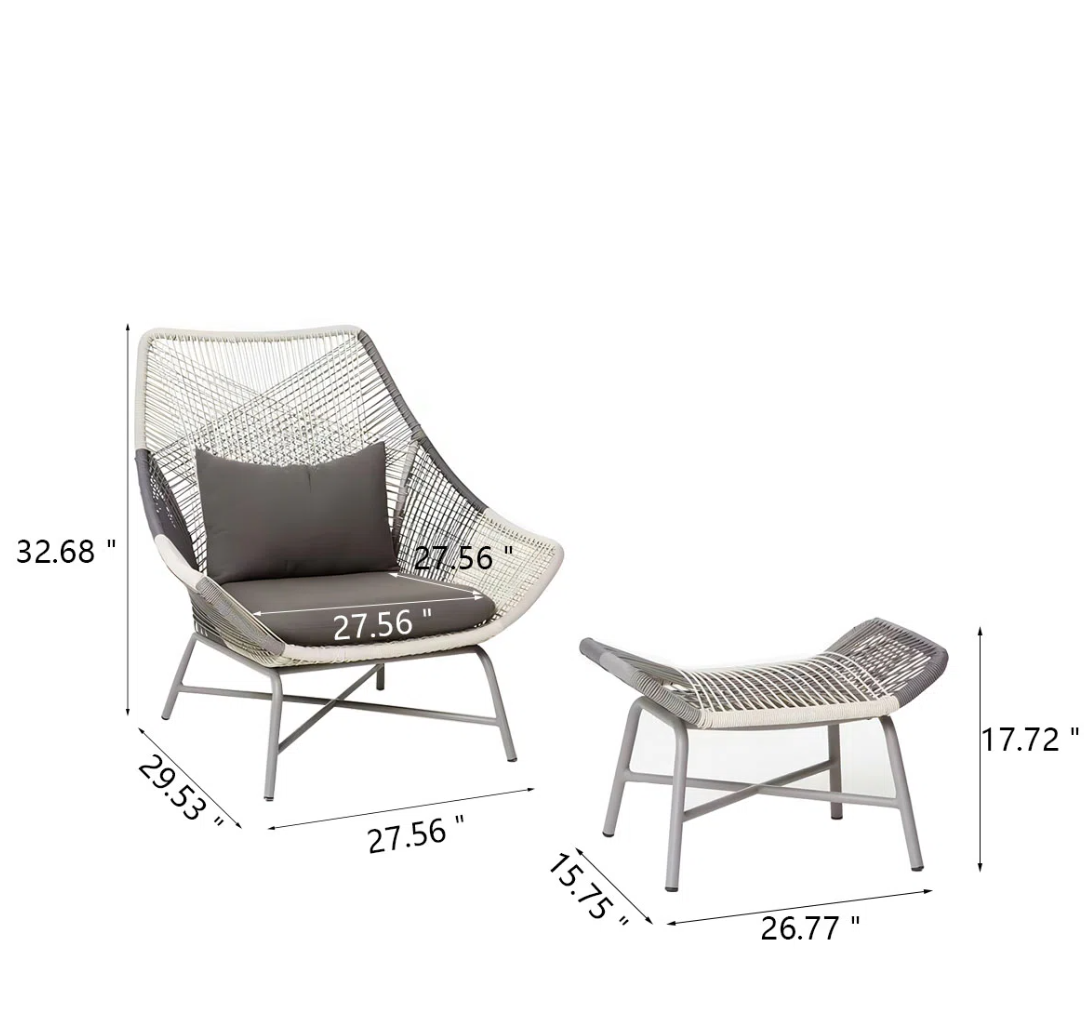 Wicker Outdoor Table Set