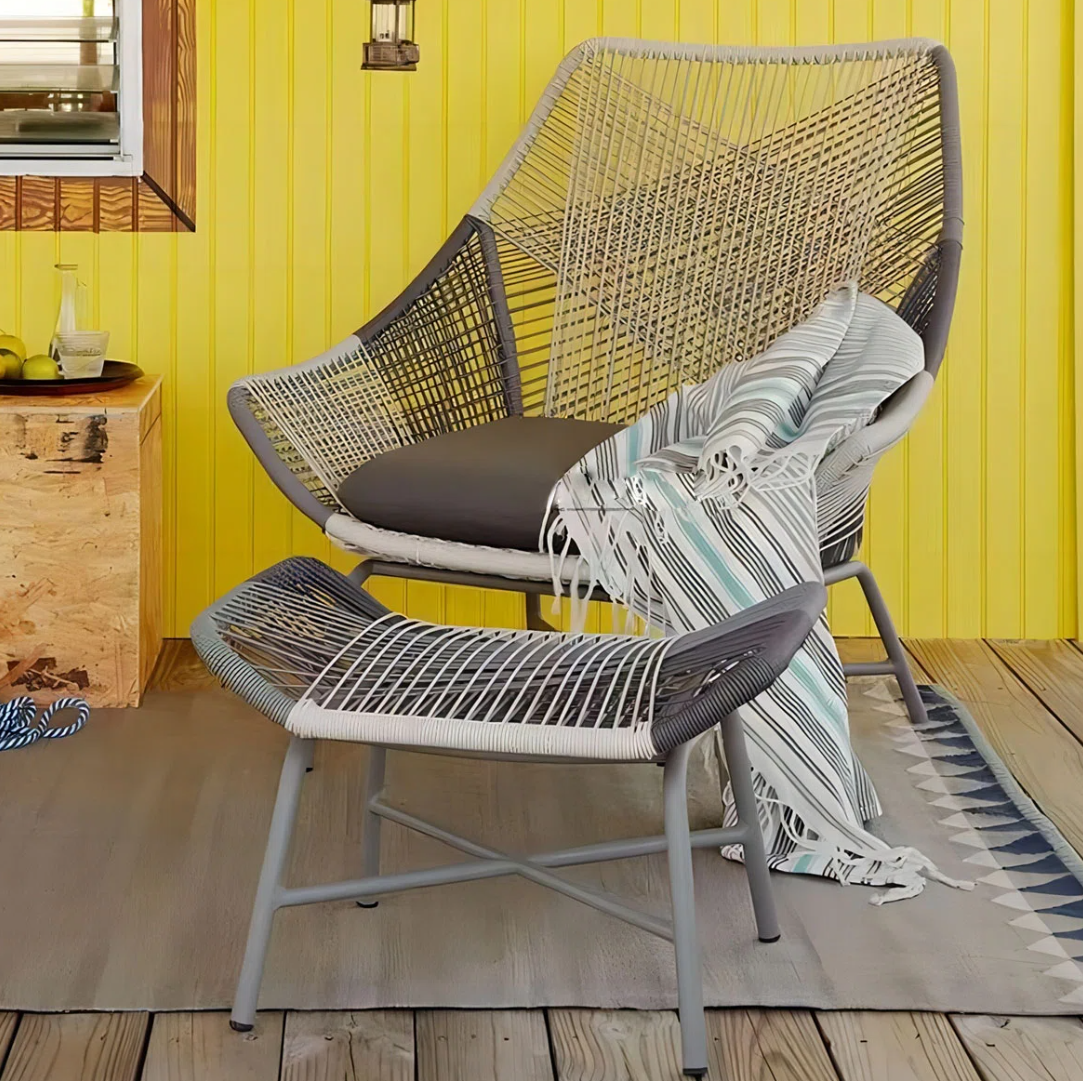 Wicker Outdoor Table Set