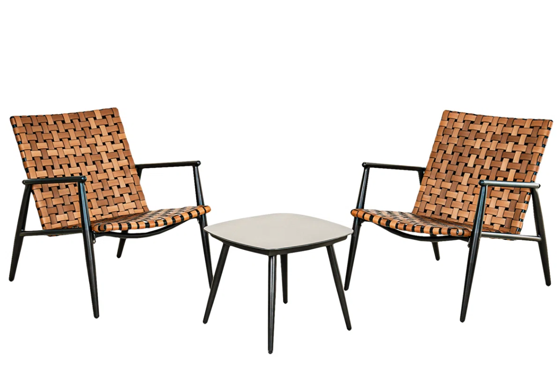 3PCS Outdoor Wicker Patio Furniture Set 