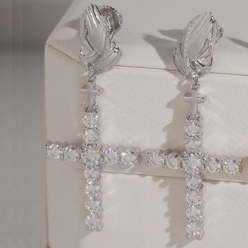 fashion jewelry S925 silver man inlaid moissanite ring