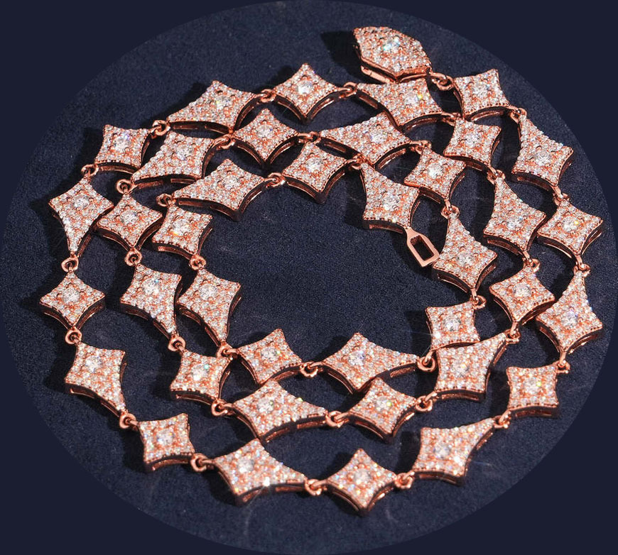 Personalized trend 925 silver moissanite bracelet