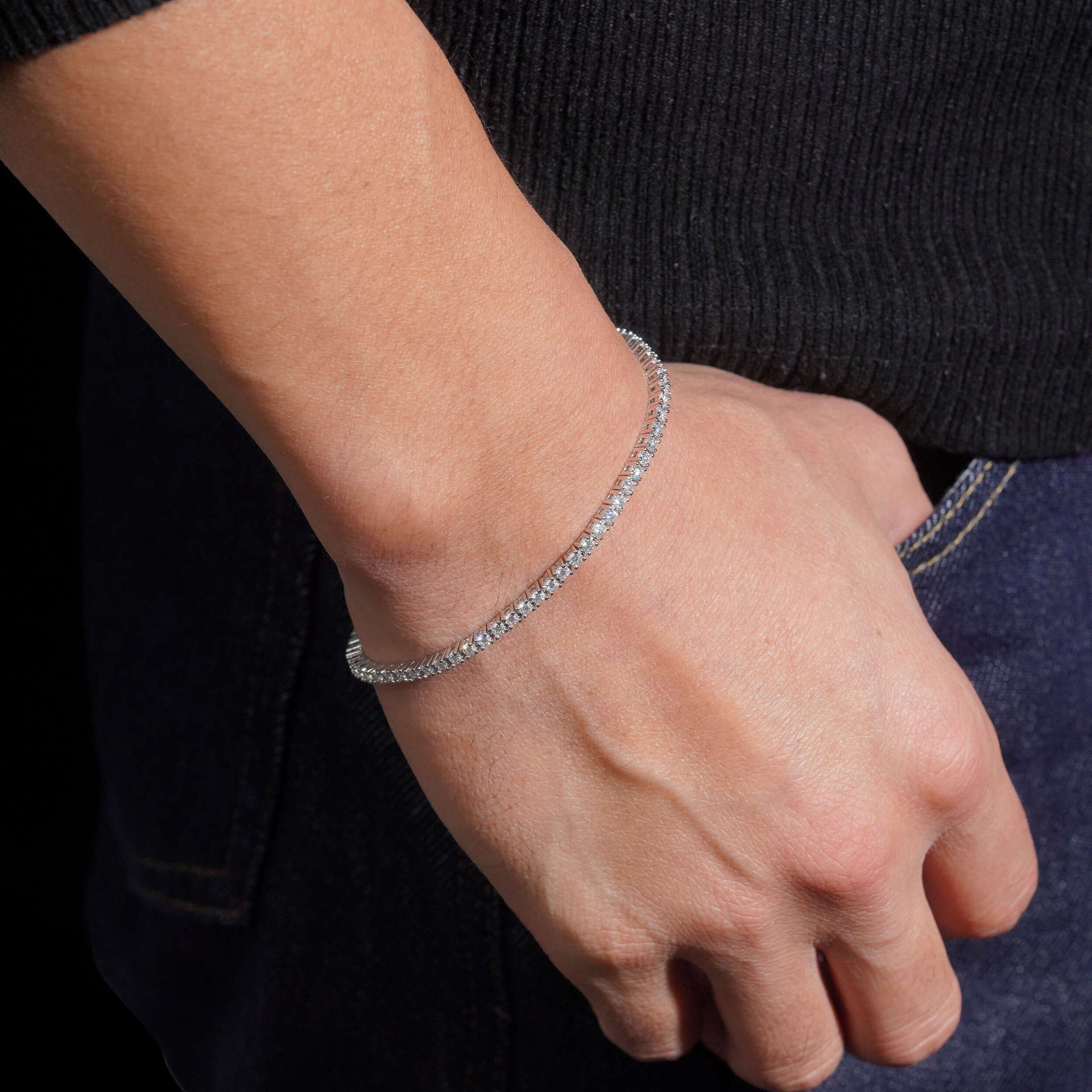 New arrivals moissanite tennis necklace bracelet jewelry