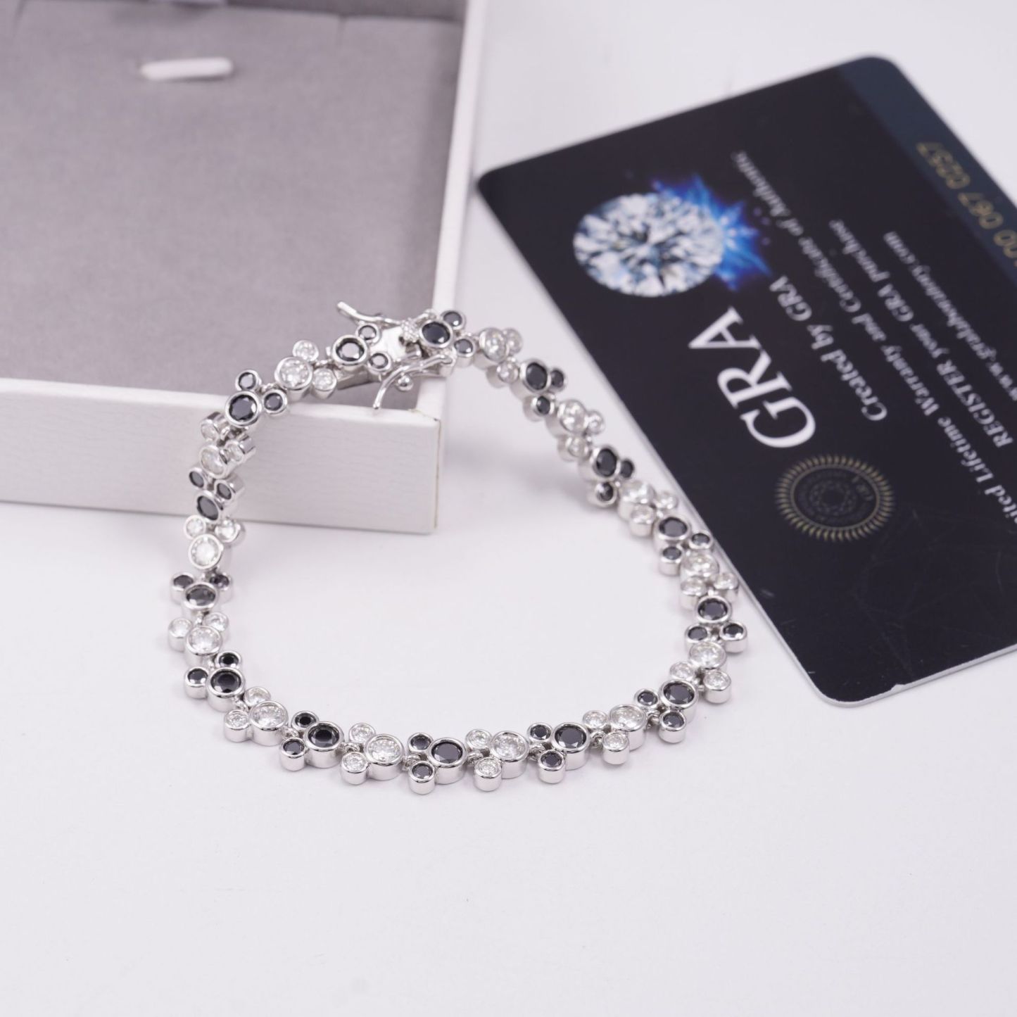 9.3mm Light Luxury Fashion Bracelet S925 Silver Moissanite Bracelet