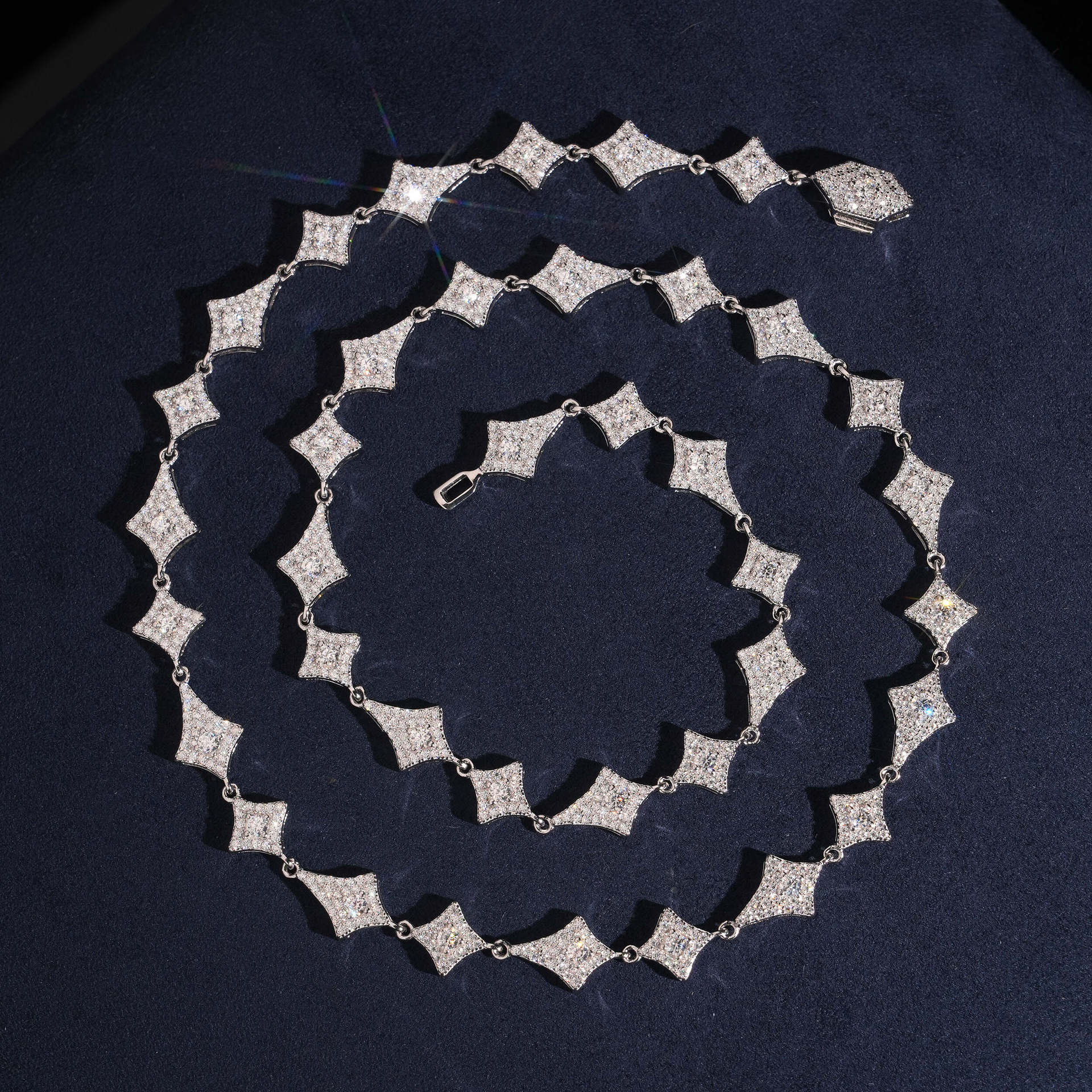 Personalized trend 925 silver moissanite bracelet