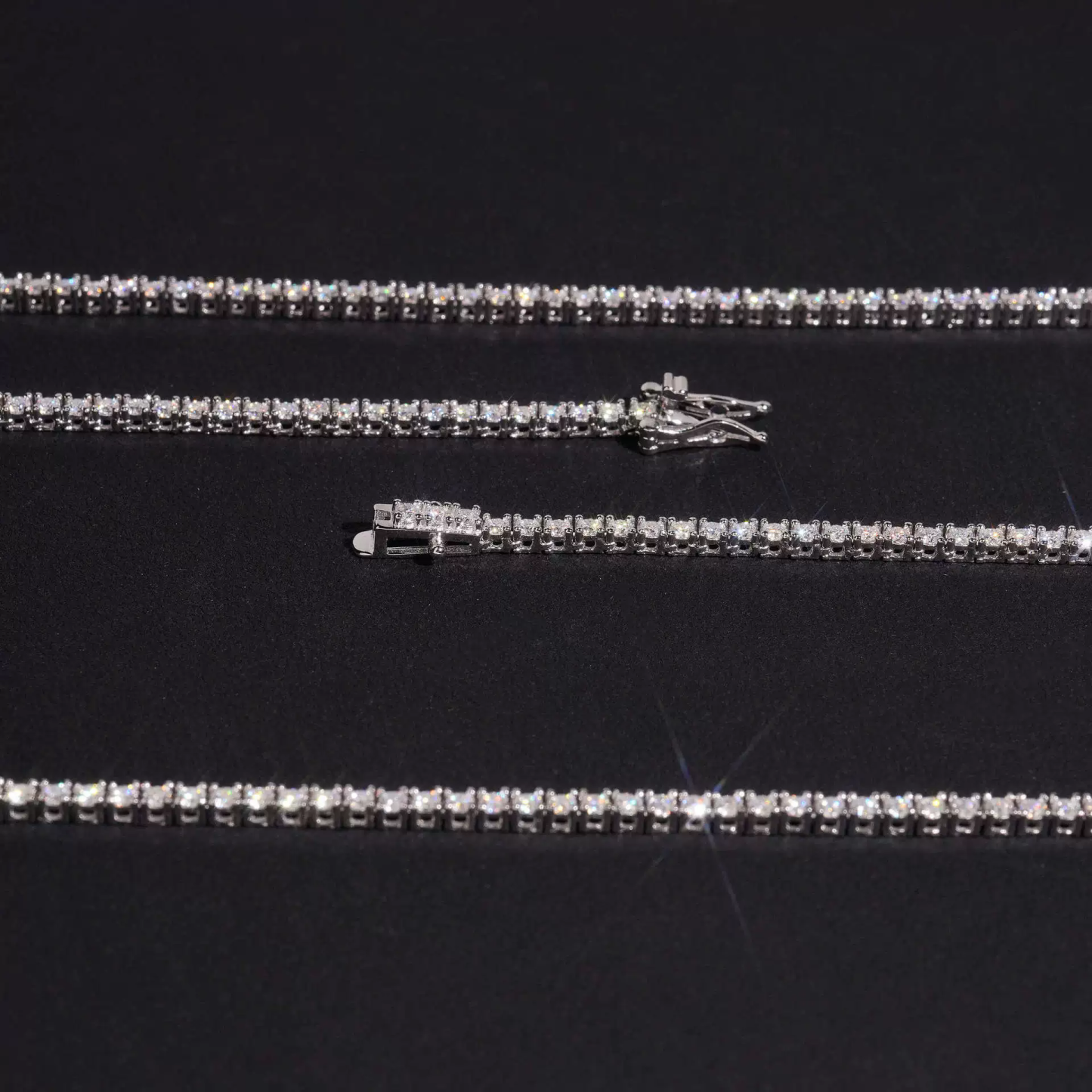 New arrivals moissanite tennis necklace bracelet jewelry