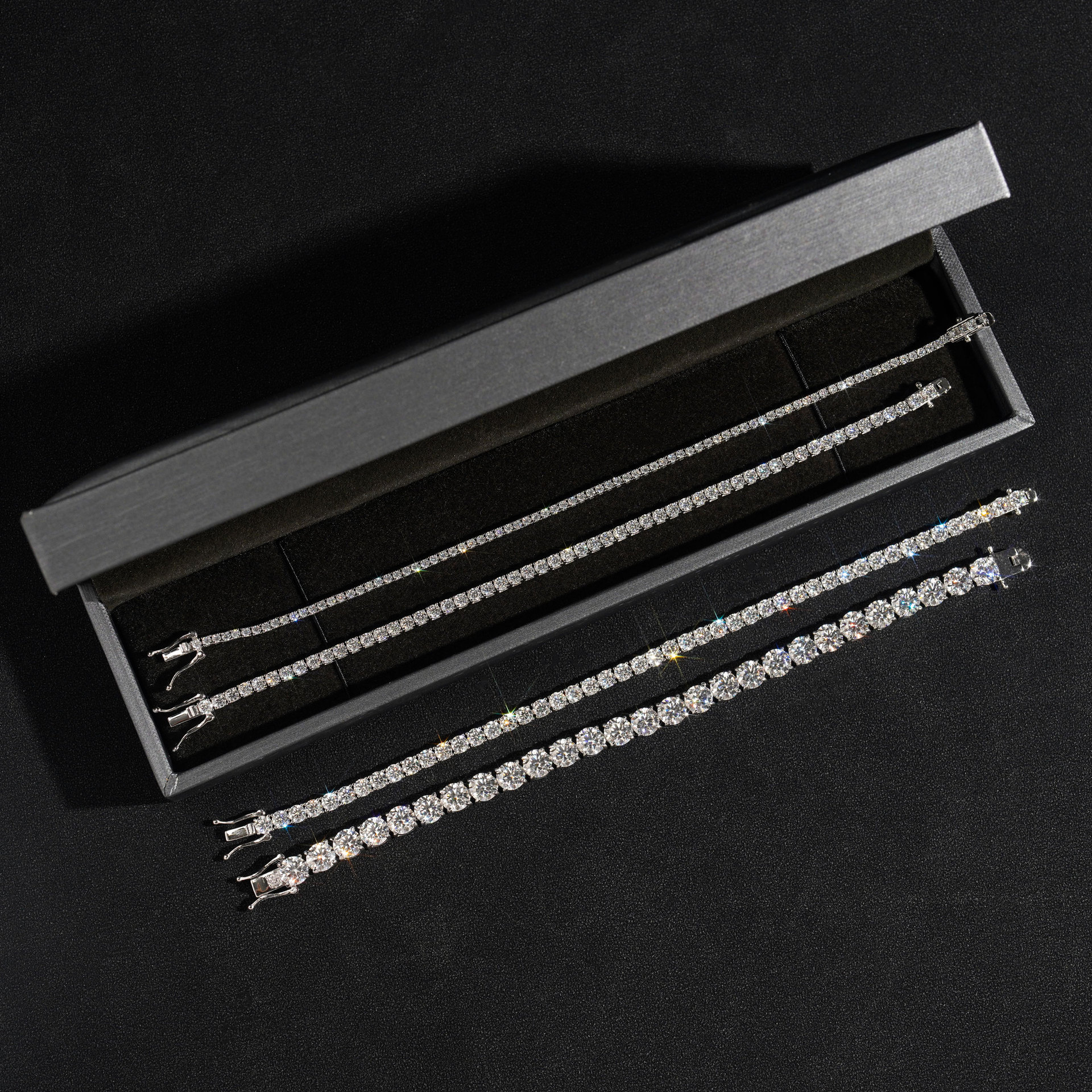 New arrivals moissanite tennis necklace bracelet jewelry