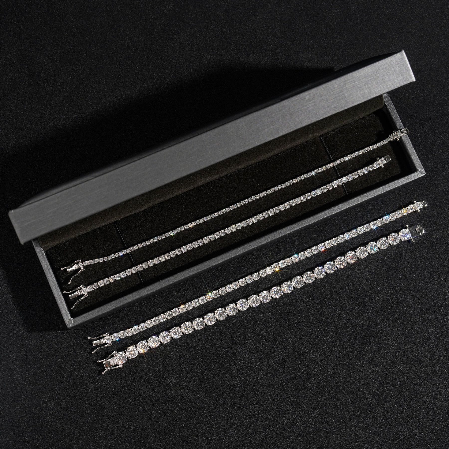 New arrivals moissanite tennis necklace bracelet jewelry