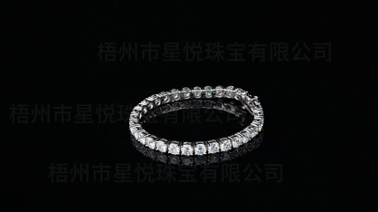 925 silver 2-4mm tennis bracelet fine bracelet moissanite tennis chain women