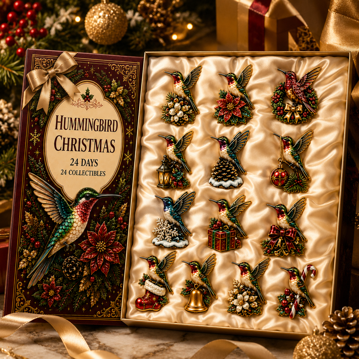 24-Day Advent Calendar Hummingbird Blind Box | Countdown Christmas Gift - 14