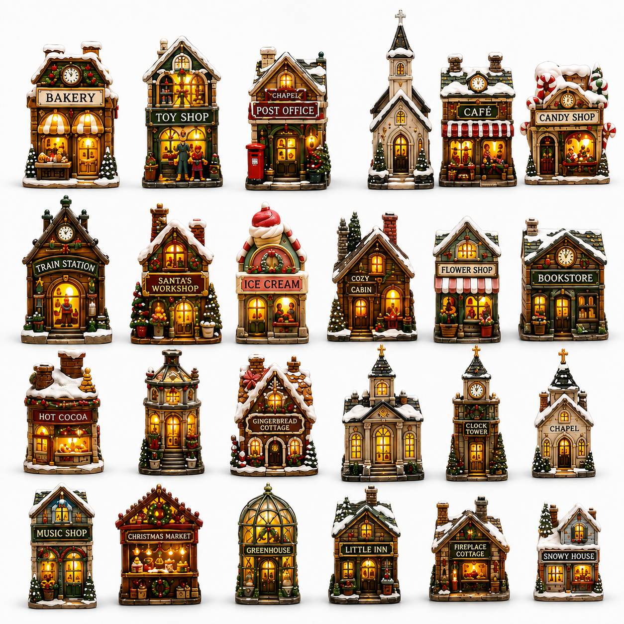 ✨24-Day Christmas Countdown Advent Calendar – Christmas Town - 10