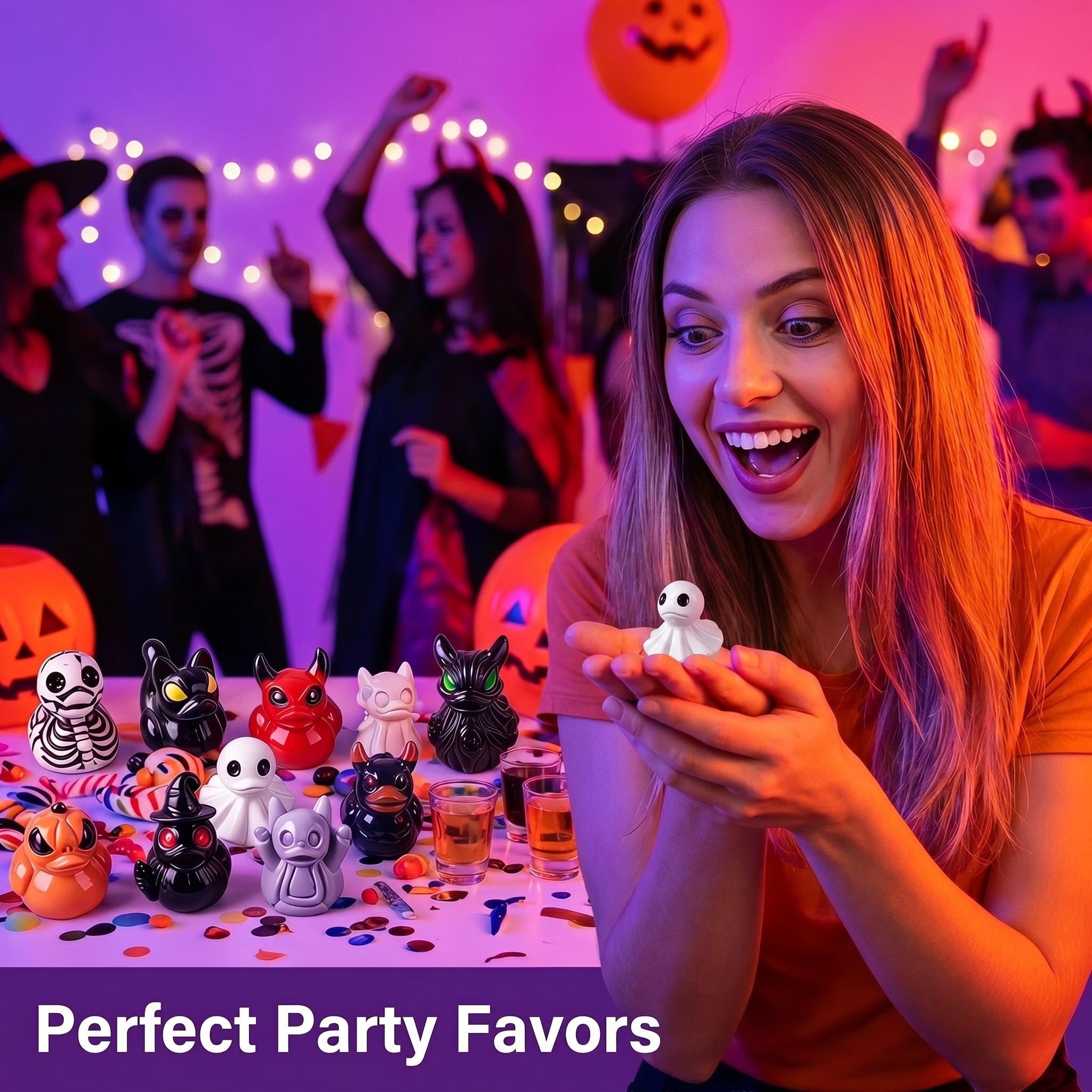 Halloween Resin Duck Decoration