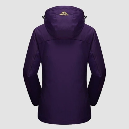 3-in-1 Waterproof Winter Coat, Fleece Lined,Two-Piece Suit, Hooded Ski & Hiking Jacket