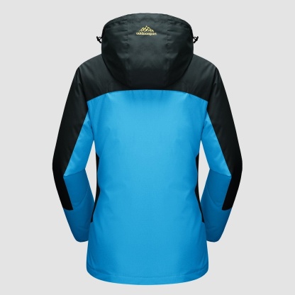 3-in-1 Waterproof Winter Coat, Fleece Lined,Two-Piece Suit, Hooded Ski & Hiking Jacket