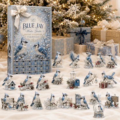 Blue Jay 24-Day Advent Calendar – Christmas Countdown Collectible Figurines - 4