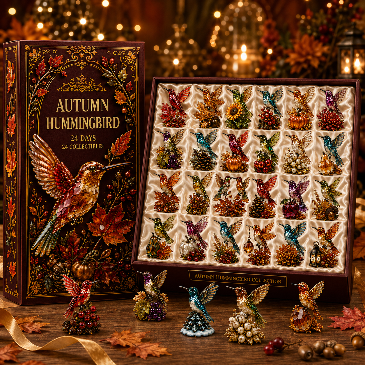 24-Day Advent Calendar Hummingbird Blind Box | Countdown Christmas Gift - 1