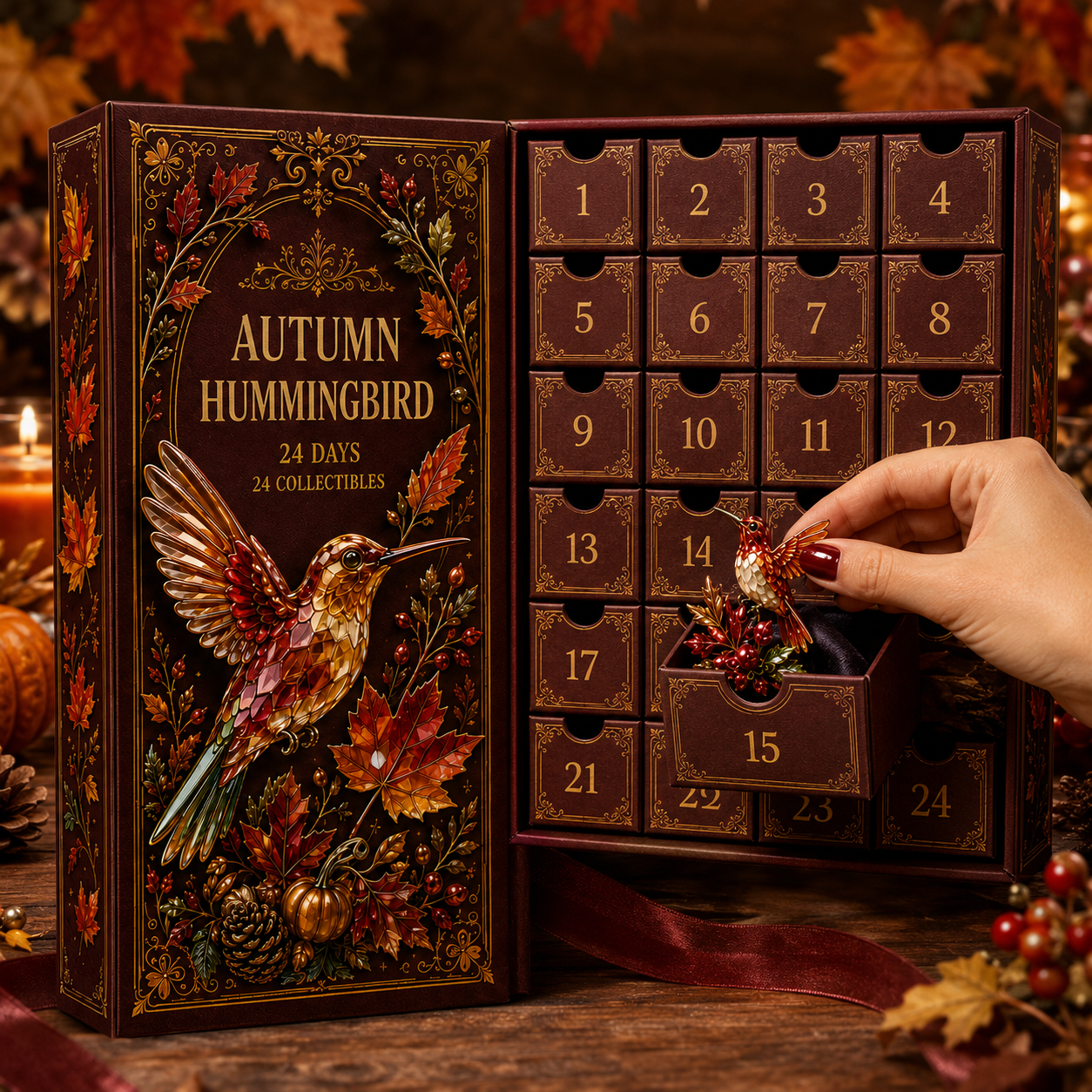 24-Day Advent Calendar Hummingbird Blind Box | Countdown Christmas Gift - 16