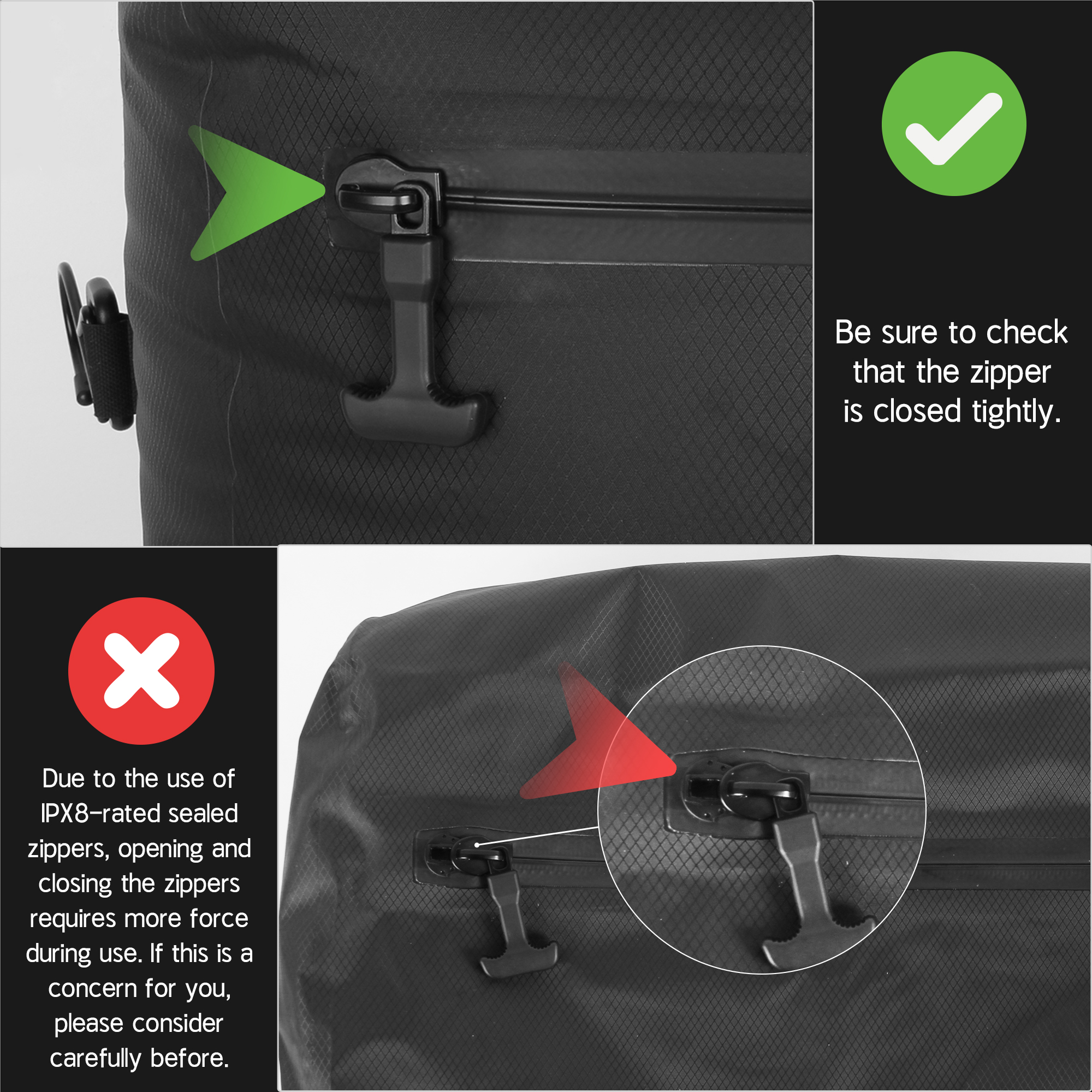 Farest Travel Vacuum Bags with Pump, IPX7 Waterproof Vacuum Storage Kit, Space Saver for Suitcase & Backpack - 2 Pack, 39L