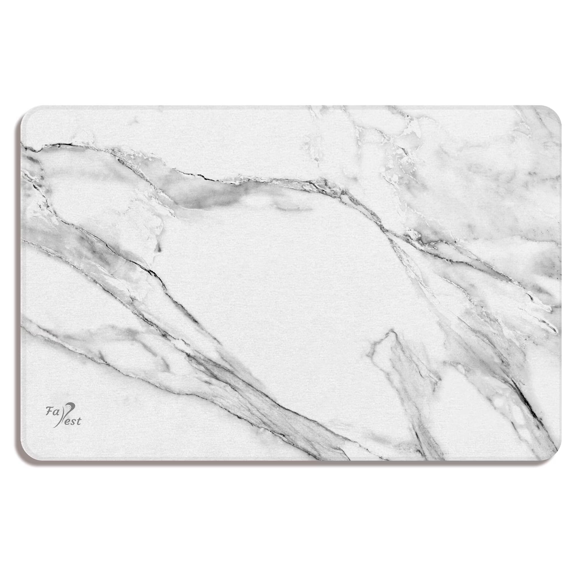 Stone Bath Mat Diatomaceous Earth Shower Mat Non-Slip Super Absorbent Diatomite Stone Bath Mats for Bathroom Floor Quick Drying Natural Easy to Clean (23.5 x 15) - Sandstone