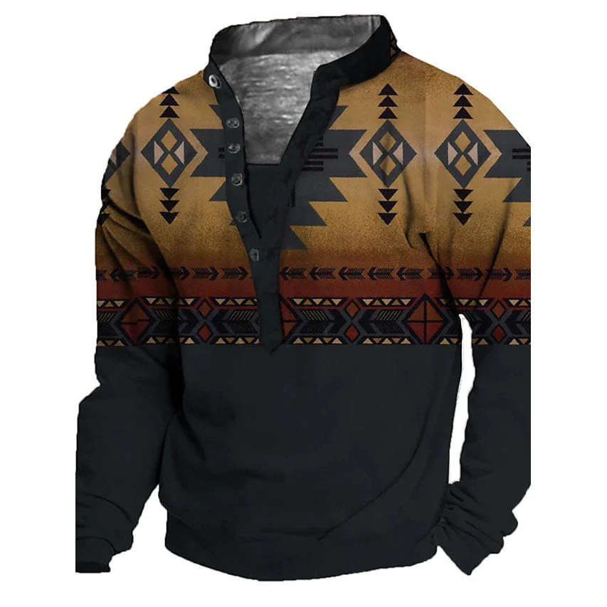 Warm and casual western sweater