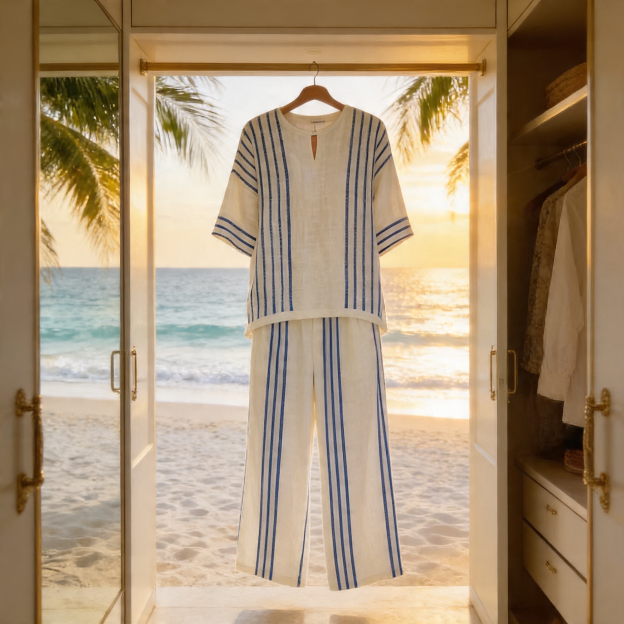 Resort Co-ord Luxurious Feel