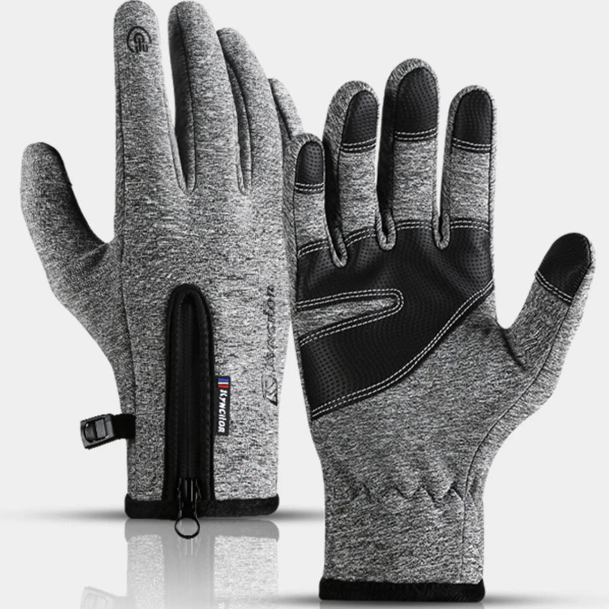 Warm wool sports gloves