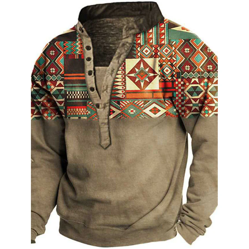 Warm and casual western sweater