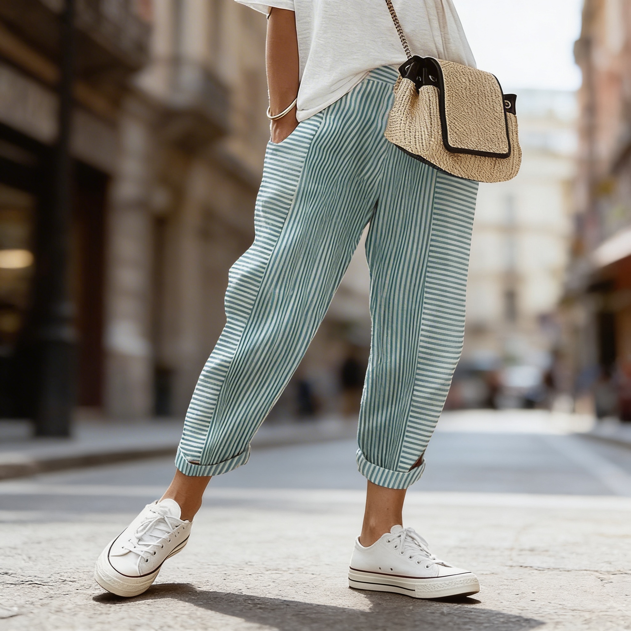 Classic Stripe Elegance