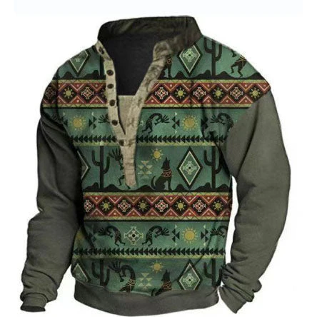 Warm and casual western sweater