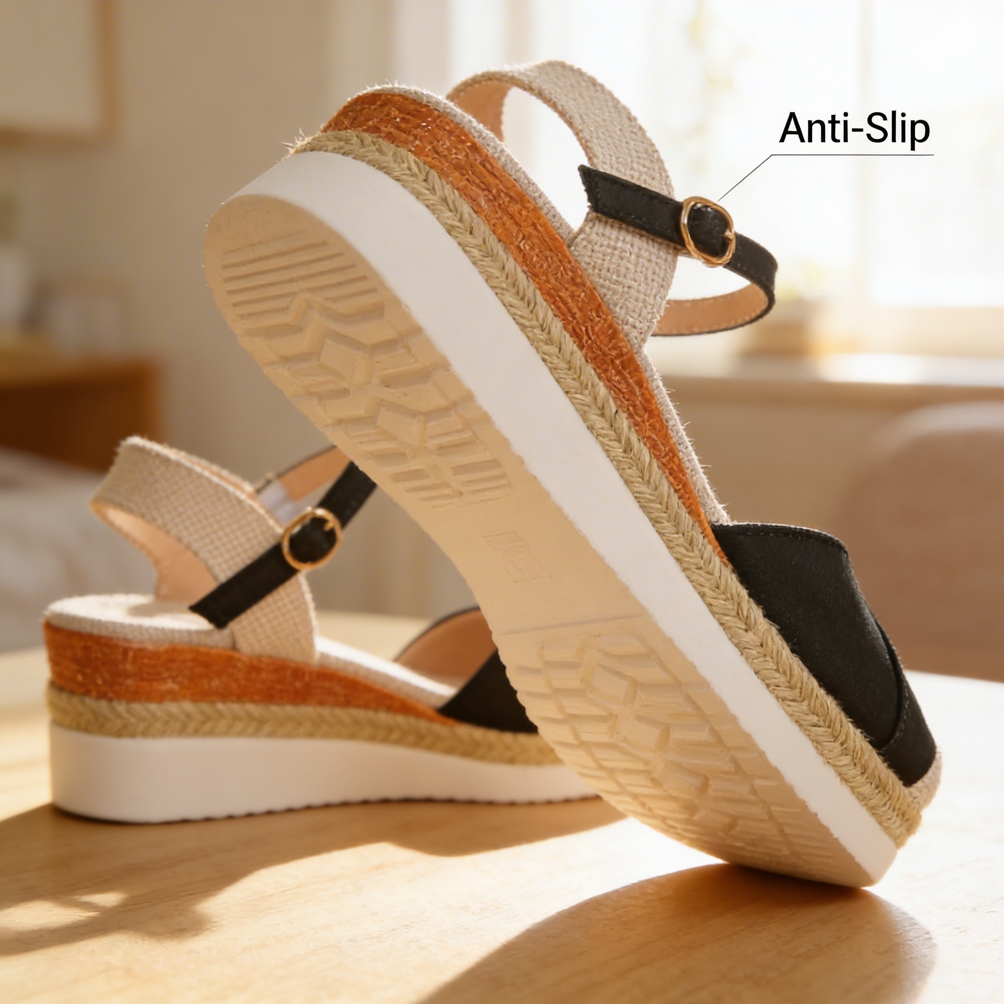 Close-up of artisanal hemp rope braiding